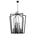 KICHLER 43499BK Abbotswell 49 Inch 16 Light Foyer Pendant In Black