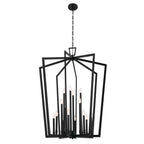 KICHLER 43499BK Abbotswell 49 Inch 16 Light Foyer Pendant In Black