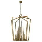 KICHLER 43499NBR Abbotswell 49 Inch 16 Light Foyer Pendant In Natural Brass