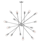KICHLER 52537CH Armstrong 63" 16 Light Chandelier In Chrome