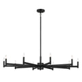 KICHLER 52613BK Erzo 48" 10 Light Chandelier In Black