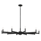 KICHLER 52613BK Erzo 48" 10 Light Chandelier In Black