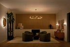 KICHLER 52613NBR Erzo 48" 10 Light Chandelier In Natural Brass