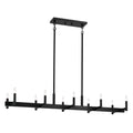 KICHLER 52614BK Erzo 50" 10 Light Linear Chandelier In Black