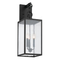 KICHLER 59009BKT Lahden 26" 3 Light Outdoor Wall Light With Clear Seeded Glass In Textured Black
