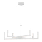 KICHLER 84328WH Priam 43.75 Inch 6 Light Led Chandelier In White
