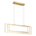 KICHLER 84331CG Jestin 46 Inch Led Linear Chandelier In Champagne Gold