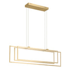 KICHLER 84331CG Jestin 46 Inch Led Linear Chandelier In Champagne Gold