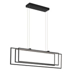 KICHLER 84331MBK Jestin 46 Inch Led Linear Chandelier In Matte Black