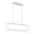 KICHLER 84331WH Jestin 46 Inch Led Linear Chandelier In White