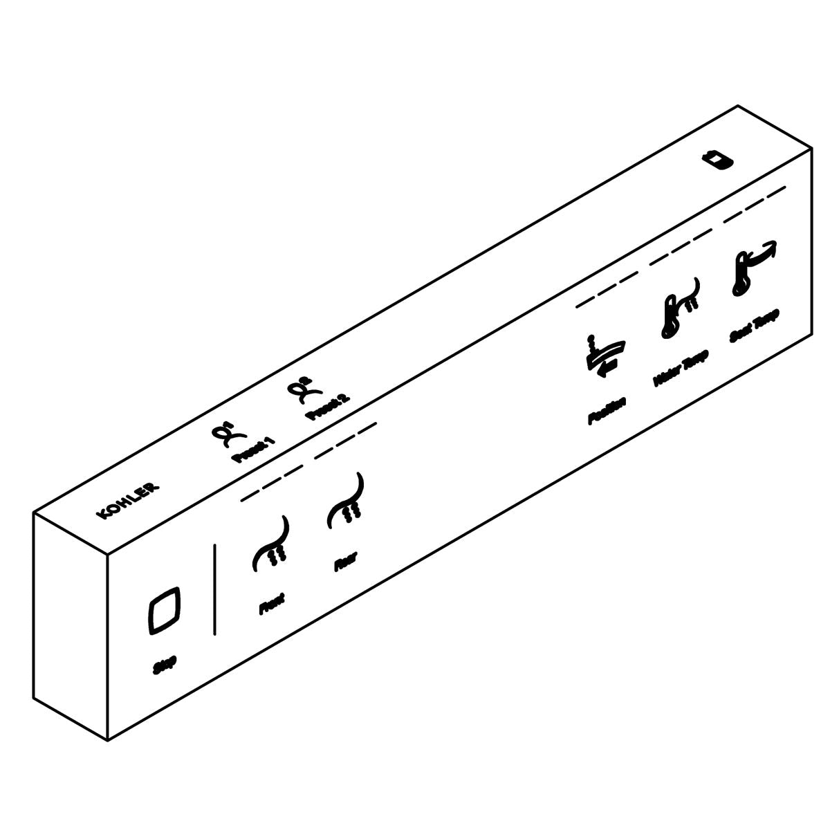 KOHLER Remote Contral Module - Biscuit, K-1340062-96