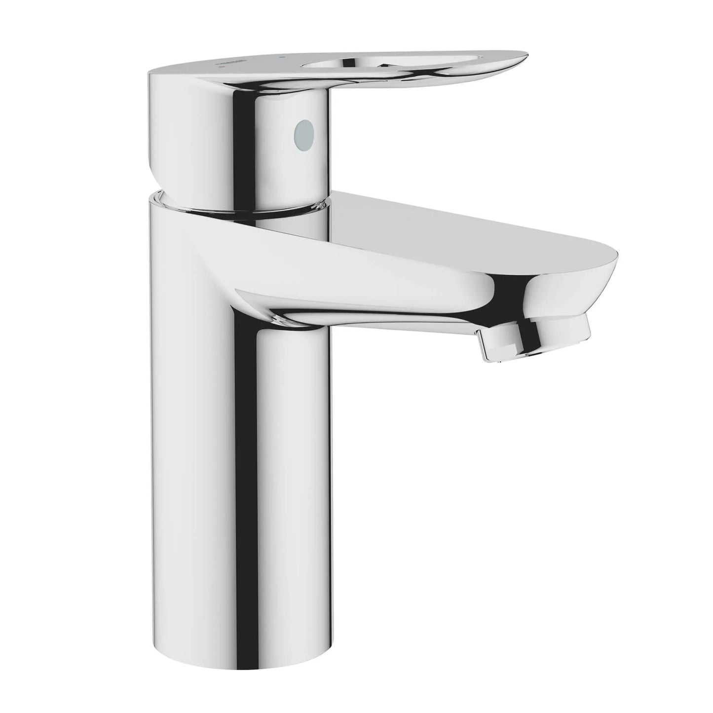 GROHE 23085000 Bauloop Single Hole Single-Handle S-Size Bathroom Faucet 1.5 GPM Less Drain - Chrome