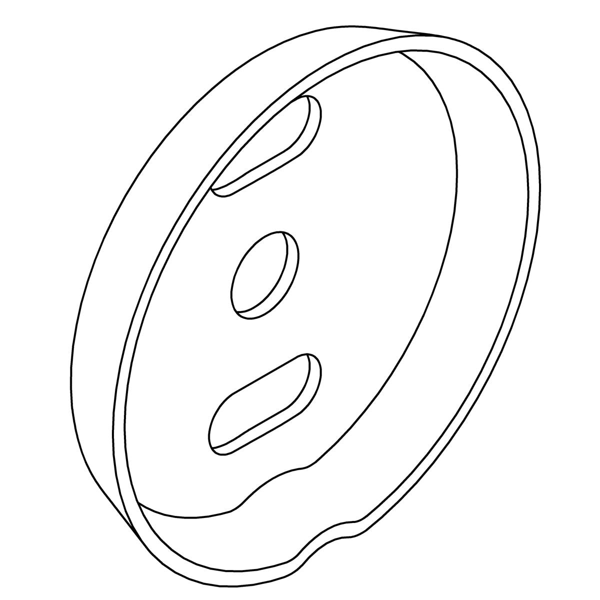 KOHLER Plate, Wall Mount, K-1340502