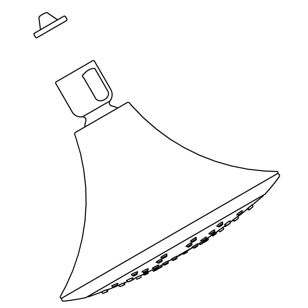KOHLER Showerhead Assembly - Polished Chrome, K-1340601-CP