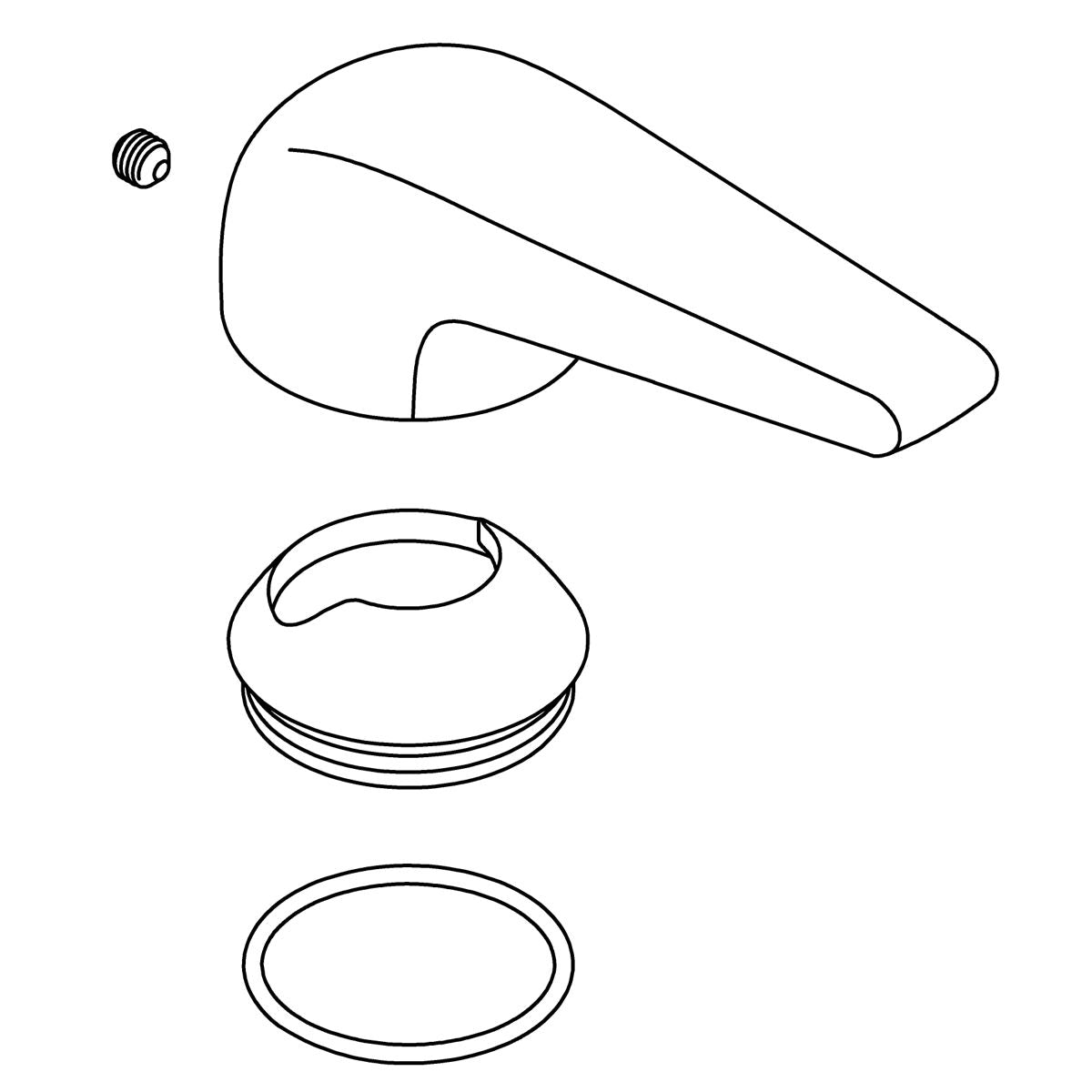 KOHLER Kit,Handle - Matte Black, K-1341313-BL