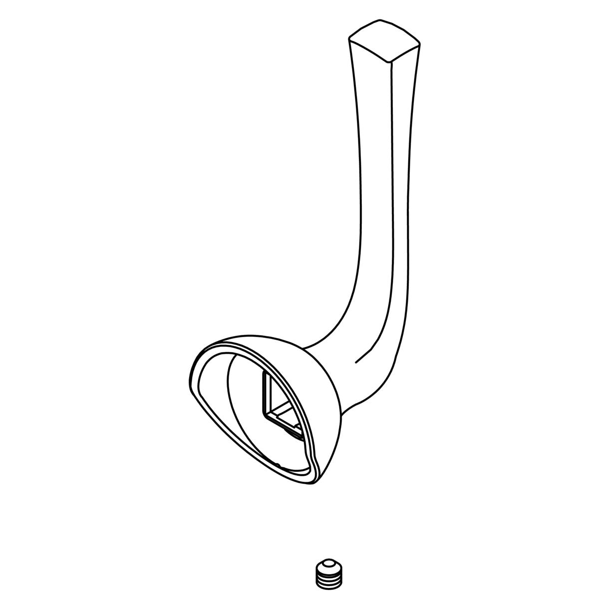 KOHLER Handle Kit - Polished Chrome, K-1343238-CP