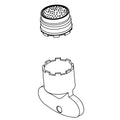 KOHLER Kit, Service, Aerator And Key, K-1345637