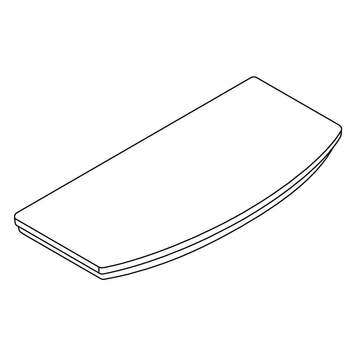 KOHLER Toilet Tank Cover - White, K-1346865-0