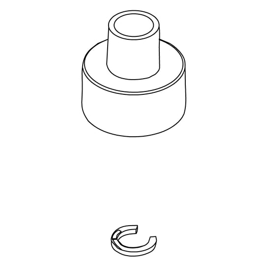 KOHLER Spray Nut Kit - Vibrant Stainless, K-1347900-VS