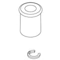KOHLER Spray Nut Kit - Vibrant Stainless, K-1347904-VS