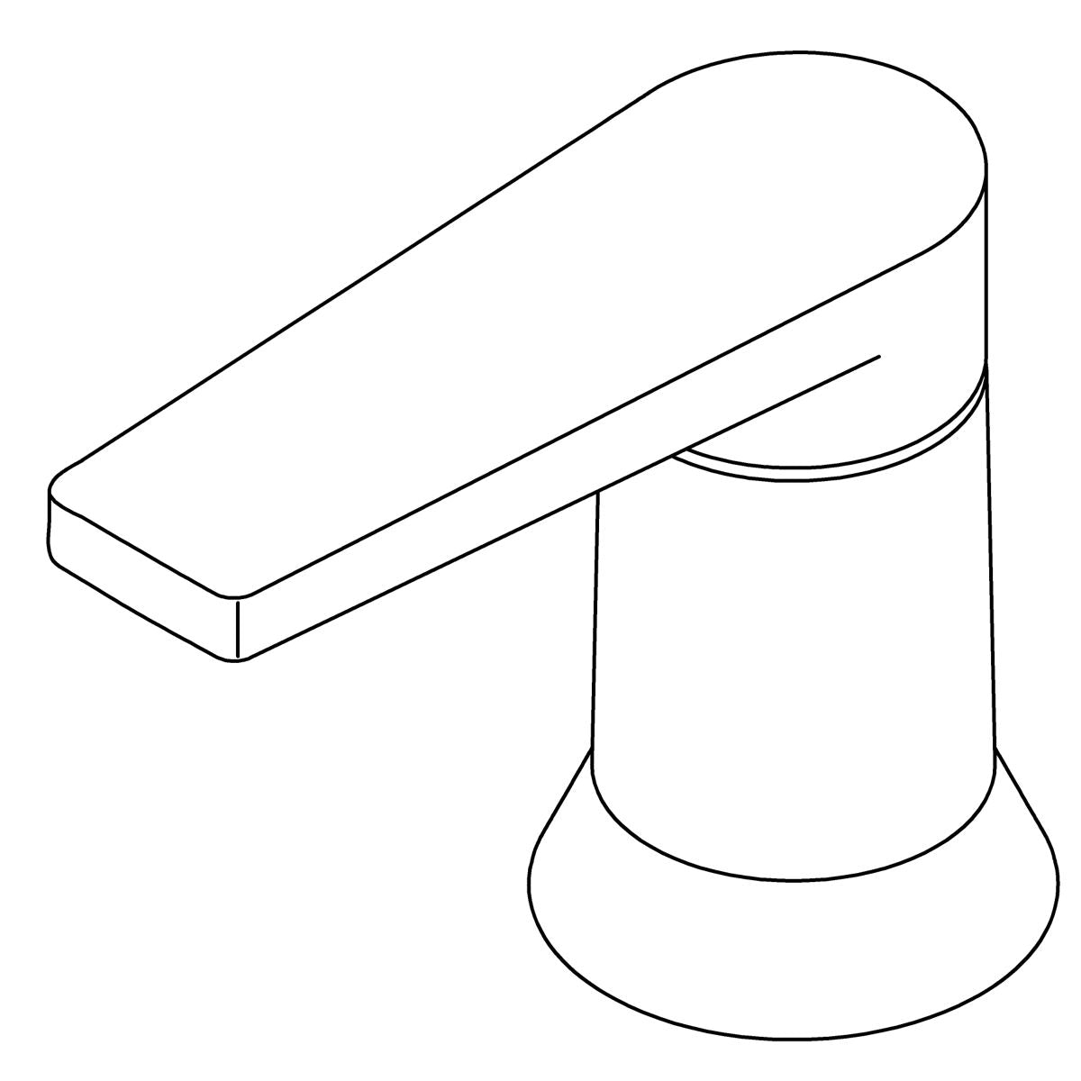 KOHLER Handle Assembly - Vibrant Brushed Moderne Brass, K-1348823-2MB