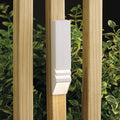 KICHLER 15066WHT 12V Louvered Down Rail Deck Light Textured White