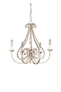 KICHLER 2021NI Dover 24.5" 5 Light Chandelier In Brushed Nickel
