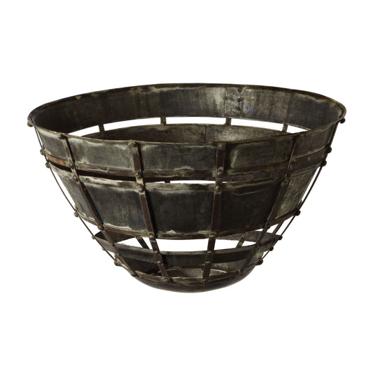 ELK SIGNATURE 135005 Colossal Fortress Bowl - Distressed Silver