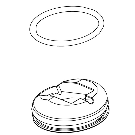 KOHLER Bonnet Kit - Matte Black, K-1350132-BL