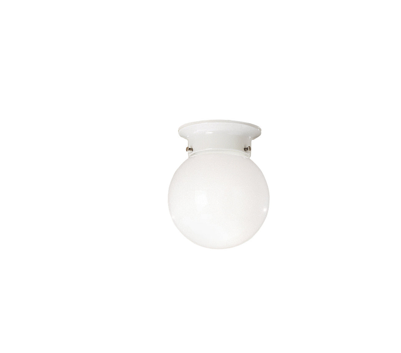 KICHLER 216WH Ceiling Space 5.75" 1 Light Flush Mount White