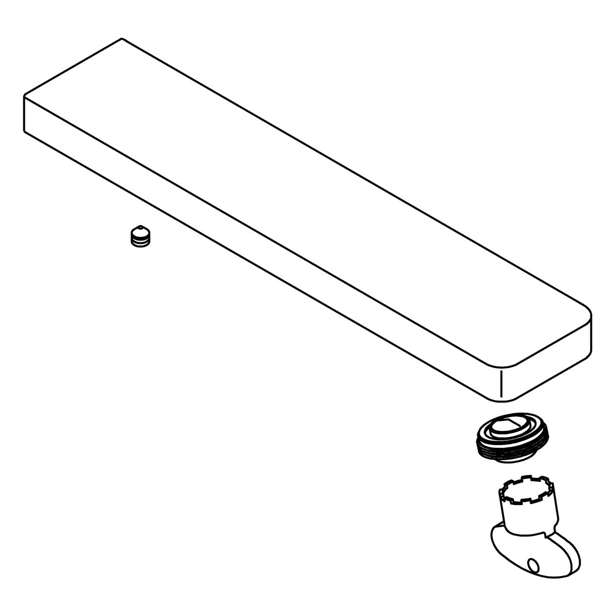KOHLER Spout Kit - Vibrant Brushed Nickel, K-1350907-BN