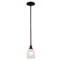 THOMAS 1351PS/10 Jackson 4'' Wide 1-Light Mini Pendant - Oil Rubbed Bronze