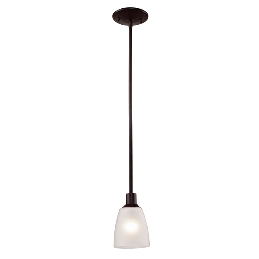 THOMAS 1351PS/10 Jackson 4'' Wide 1-Light Mini Pendant - Oil Rubbed Bronze