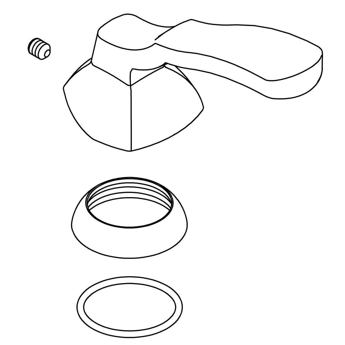 KOHLER Handle Assembly - Matte Black, K-1352593-BL