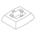 KOHLER Seal Plate, 1-Hole, Kit - Matte Black, K-1352595-BL