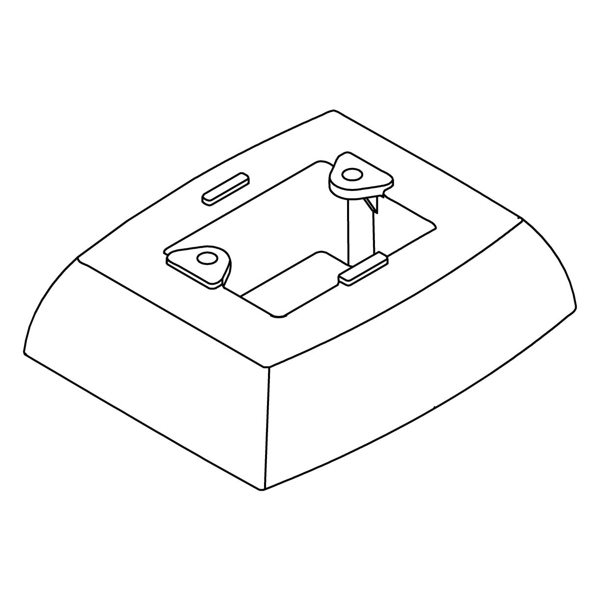 KOHLER Seal Plate, 1-Hole, Kit - Matte Black, K-1352595-BL