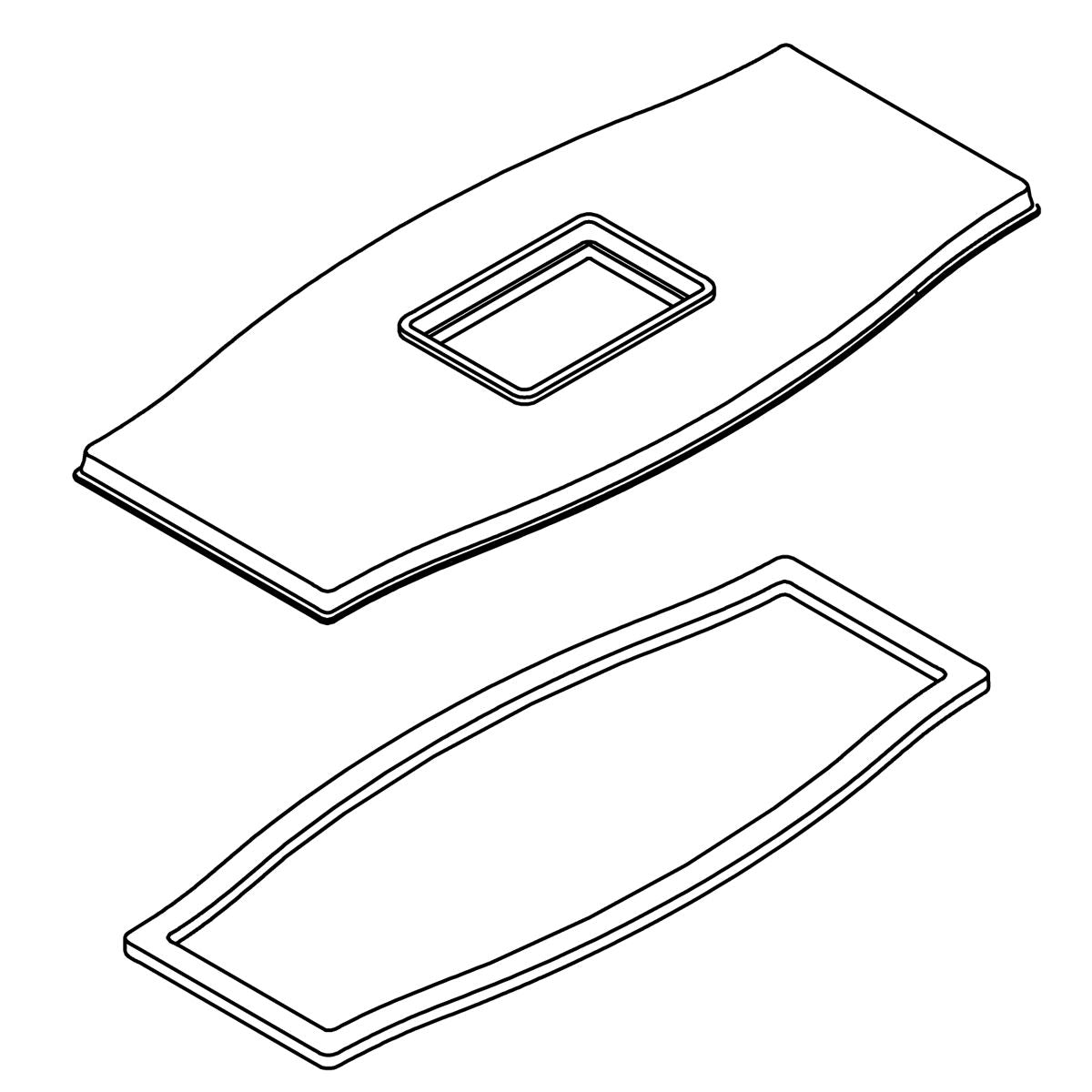 KOHLER Escutcheon Kit - Matte Black, K-1352596-BL