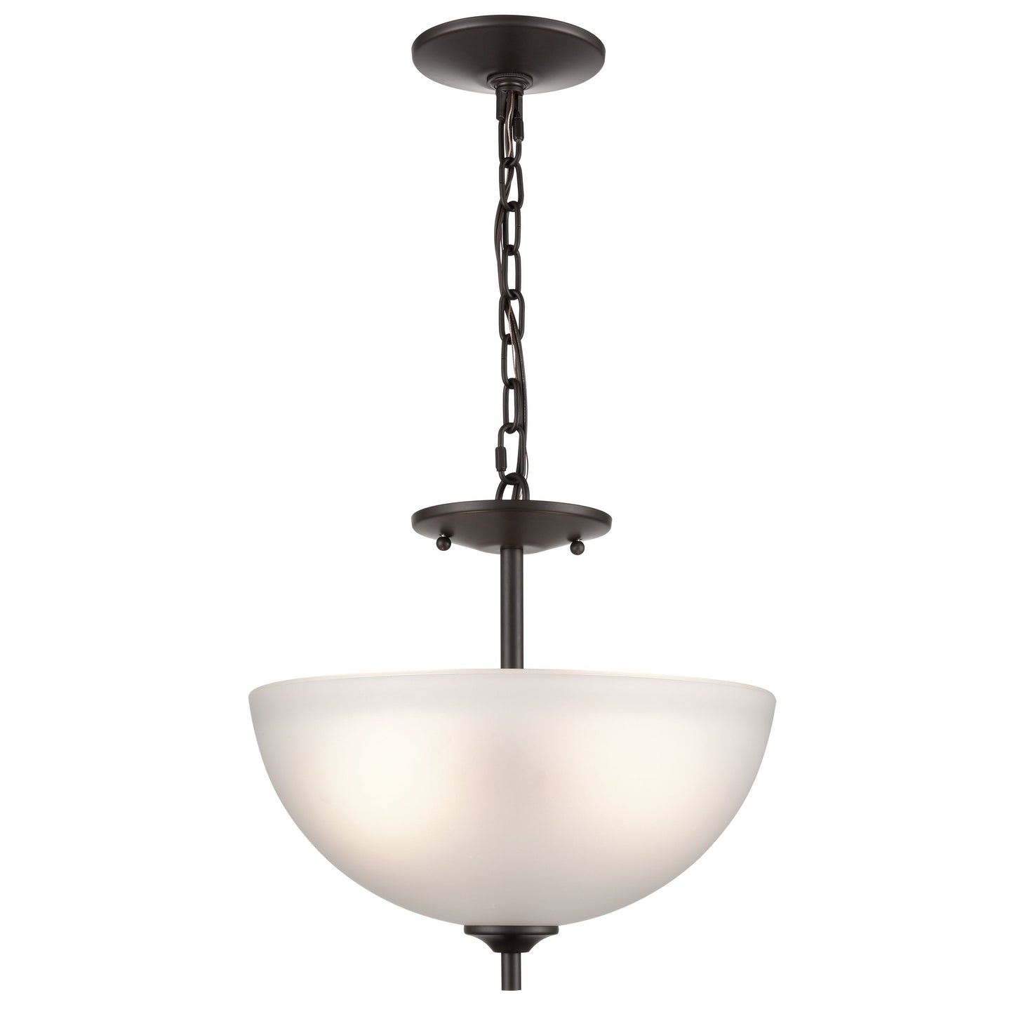 THOMAS 1352PL/10 Jackson 14'' Wide 2-Light Pendant - Oil Rubbed Bronze