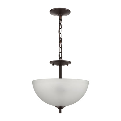 THOMAS 1352PL/10 Jackson 14'' Wide 2-Light Pendant - Oil Rubbed Bronze