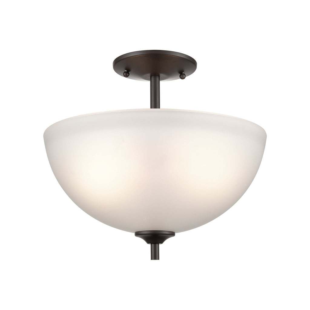 THOMAS 1352PL/10 Jackson 14'' Wide 2-Light Pendant - Oil Rubbed Bronze