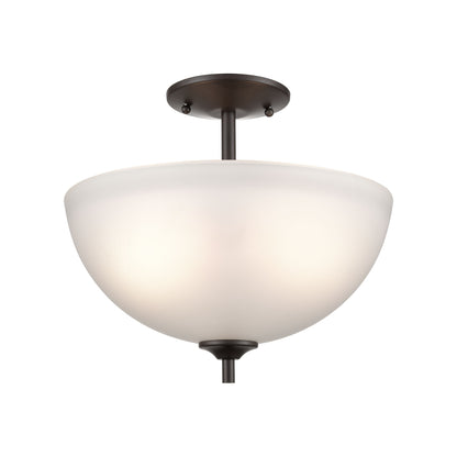 THOMAS 1352PL/10 Jackson 14'' Wide 2-Light Pendant - Oil Rubbed Bronze