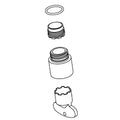 KOHLER Aerator Kit - Vibrant Stainless, K-1353291-VS