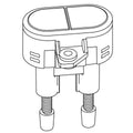 KOHLER Emergency Actuation Button, K-1353475