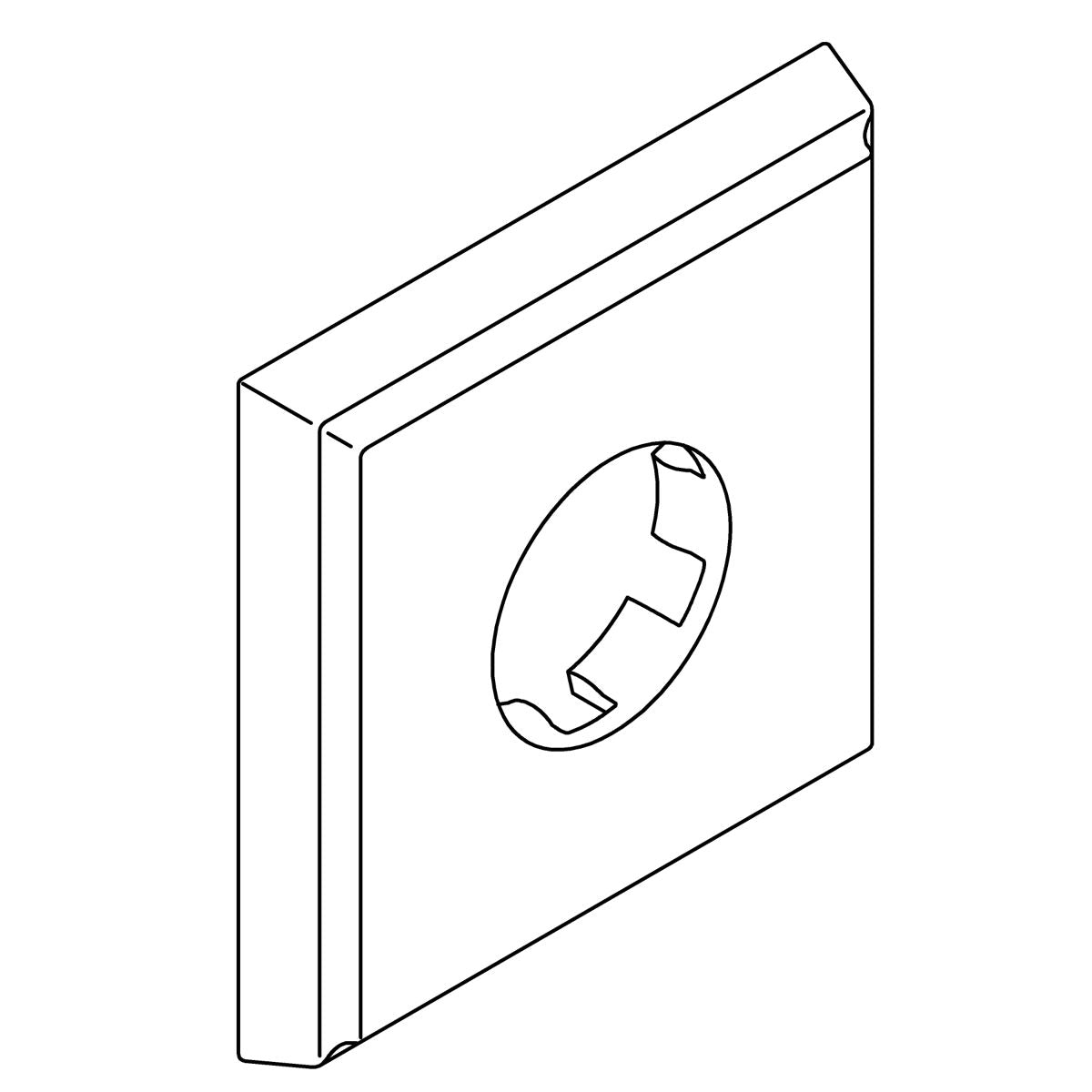 KOHLER Shower Arm Flange - Vibrant Brushed Nickel, K-1353487-BN