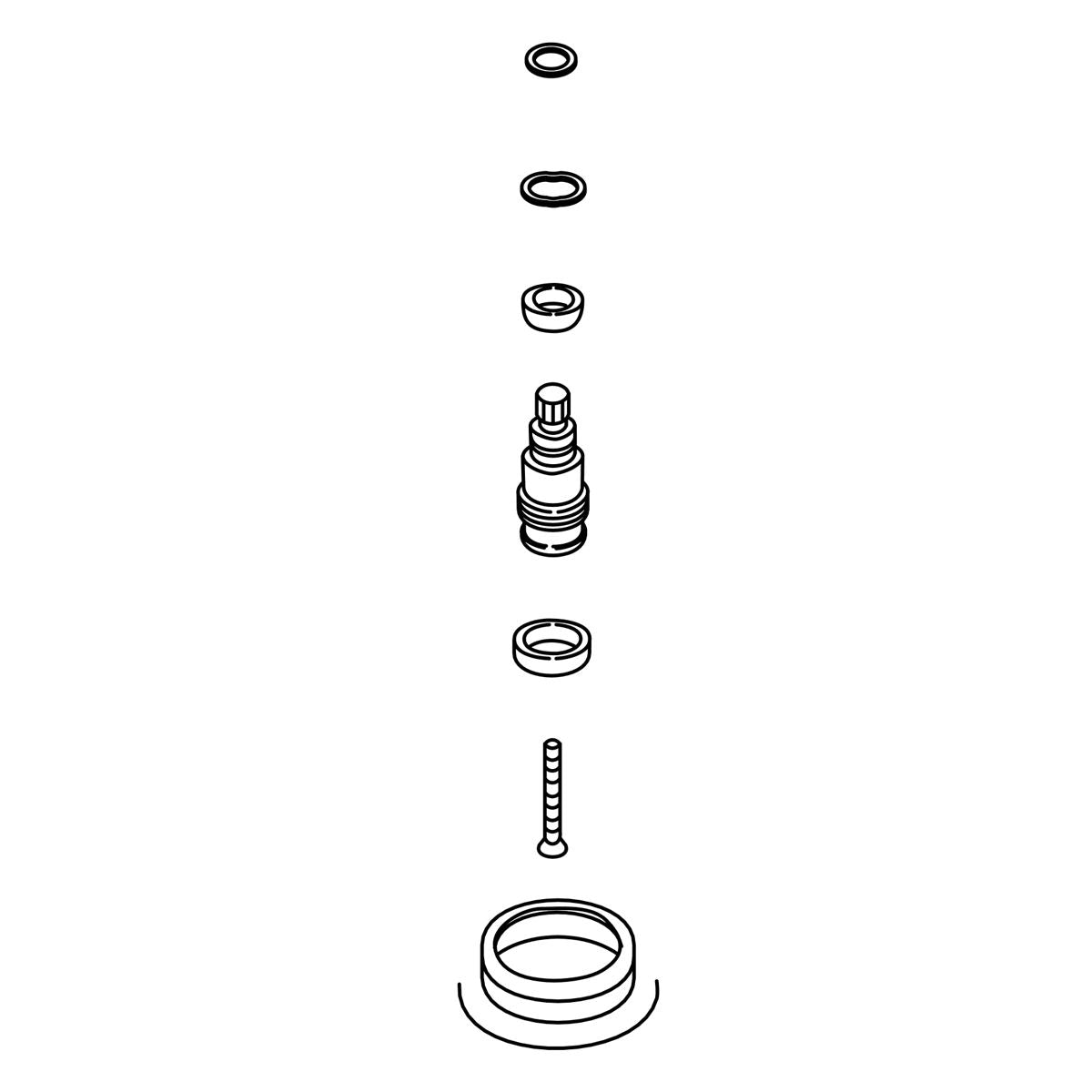 KOHLER Bonnet Hardware Kit, K-1353492