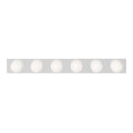 KICHLER 626CH 36" 6 Light Vanity Light Chrome