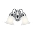 KICHLER 6122CH 13.5" 2 Light Vanity Light Chrome
