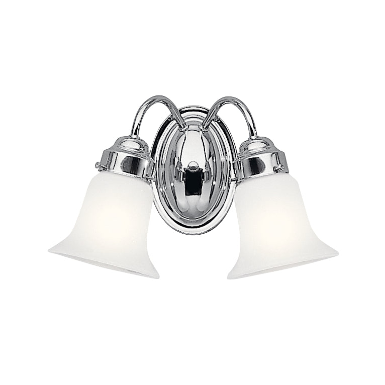 KICHLER 6122CH 13.5" 2 Light Vanity Light Chrome