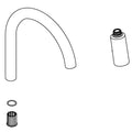 KOHLER Spout Kit - Matte Black, K-1353861-BL