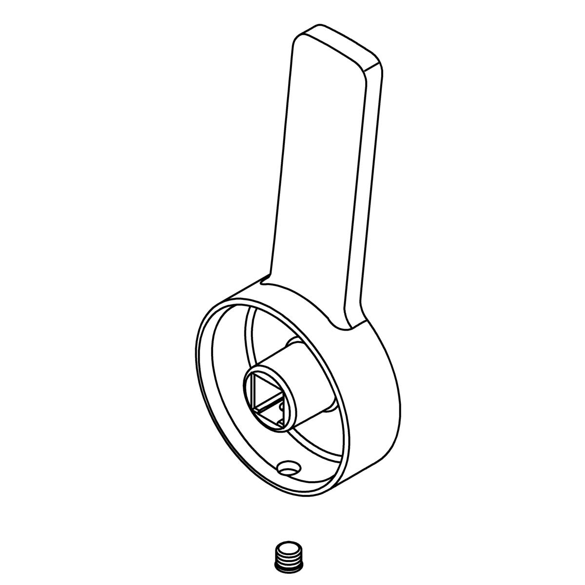 KOHLER Handle Kit - Vibrant Brushed Moderne Brass, K-1353865-2MB